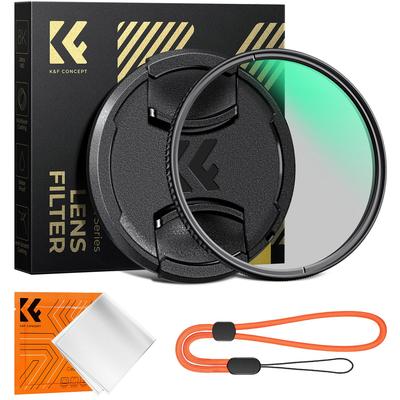 Concept 72mm CPL Filter Lens Cap Cleaning Cloth Circular Polarization Color Contrast Reflection Adjustment High Transmittance 28 Layer Coating