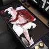 Mouse Pad Laptop Black And White Manga Abstract Mousepad Japan Anime Chainsaw Man Desk Mat Pc Kawaii Girl Makima Hd Keyboard Pad