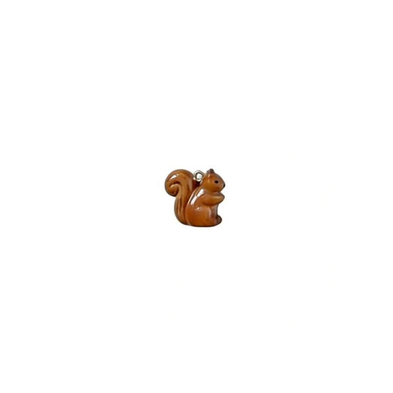 Fun Cartoon Animal Diy Pendant Bracelet Necklace Cute Sweet Deer Lamb Squirrel Stainless Steel Pendants Jewelry Accessories