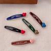 A Pair Cute Sweet Style Girls Hairpins Y2K Students Bangs Hair Clips  For Girls Women