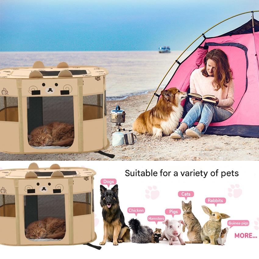 Cat Delivery Room Breathable Cat Litter Dog Litter Foldable Pet Delivery Room Enclosed Cat Delivery Room Pet Tent