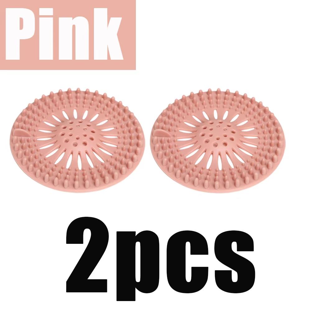 1-3pcs Hair Filter Sink Anti-Blocking Strainer Deodorant Silicone For Bathtub Shower Floor Kitchen Sink Strainer Hair Trap Tools
