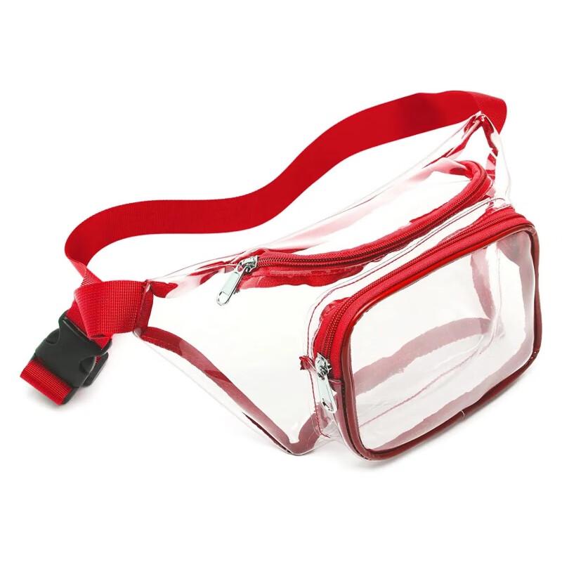 Прозрачная водонепроницаемая спортивная поясная сумка из ПВХ 28*15*15