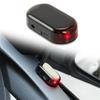 1st Bil Solar Varningsljus Dummy Larm Simulering Stöldskydd Universal LED-kamera interiörlampa