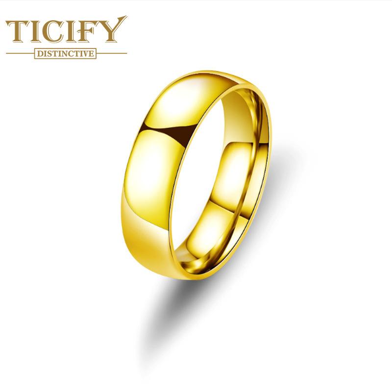 

Кольцо из титановой стали с температурной нишей, женское кольцо, простое легкое кольцо для пары с лицом