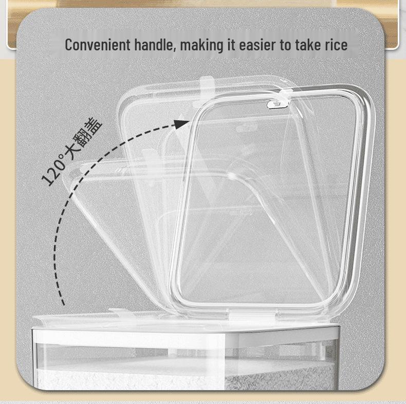 Sealed Kitchen Rice and Cereal Storage Container - Insect & Moisture-Proof