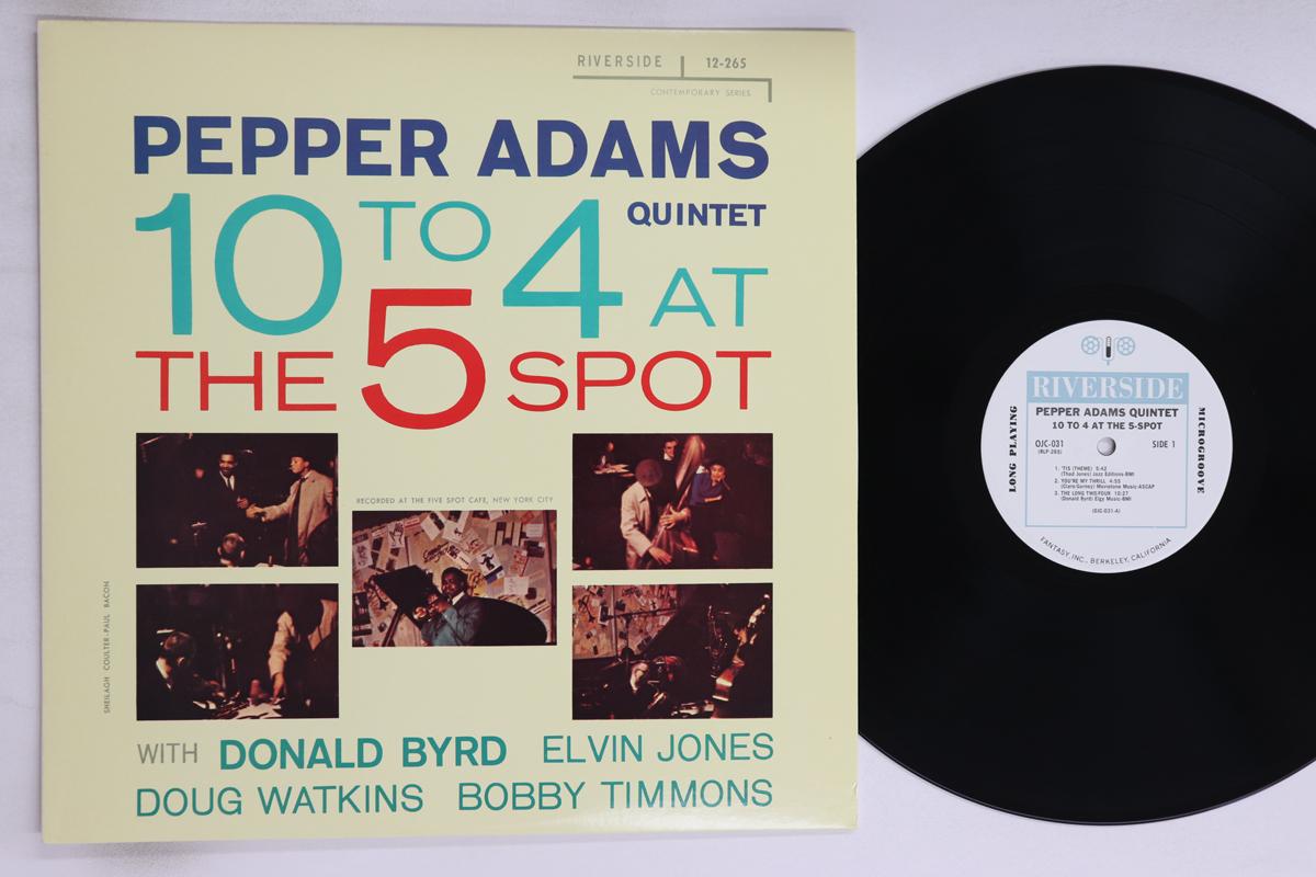 

LP Пластинка PEPPER ADAMS QUINTET - 10 To 4 At The 5-spot OJC031 ORIGINAL JAZZ C 1982 US Джаз Б/У