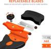 Plastic & Metal Razor Blade Scraper, Window Glass Cleaner, Vinyl Film & Adhesive Remover Tool for Car Home Clean Scraper Tool