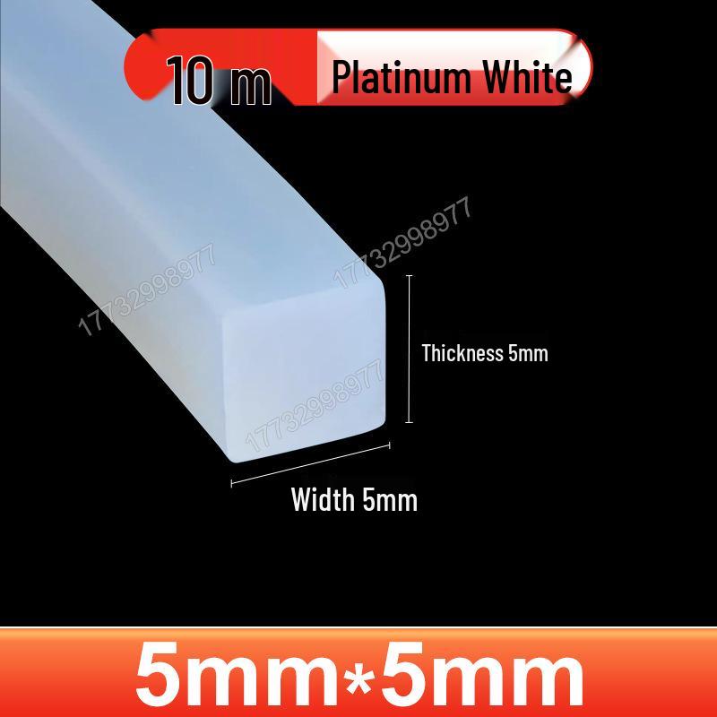 High-Temperature Resistant Transparent Silicone Rubber Sealing Strip