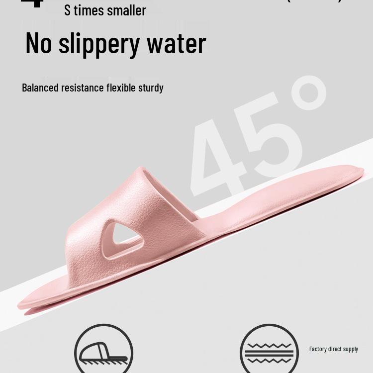 Portable Foldable Anti-Slip Shower Slippers for Men and Women - Ideal for Travel and Hotel Use