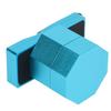 Billiards Octagonal Chalk Case Set Magnetic Billiard Cue Chalk Box Holder with Silent Fixed Clip