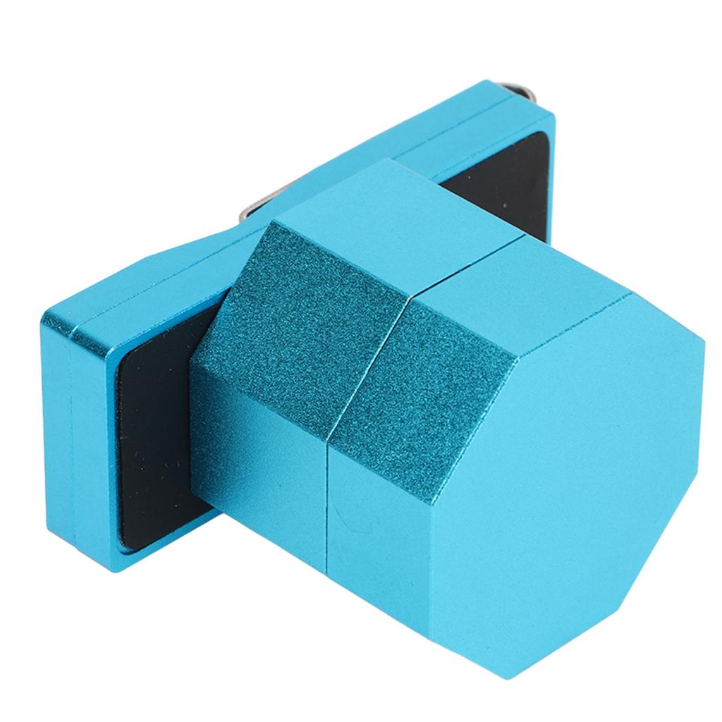 Billiards Octagonal Chalk Case Set Magnetic Billiard Cue Chalk Box Holder with Silent Fixed Clip