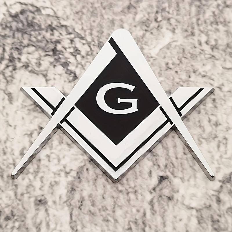 1/2/3pcs of Large G Car Logos Square And Compass Stickers for Cars Trucks Motorcycles Gifts And Additions