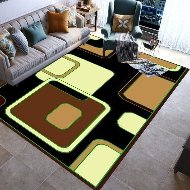 Geometric Modern Rugs Area Carpet Non-slip Floor Mat Door Family Bedroom Carpet Indoor Children's Play Throwing Yoga Mats