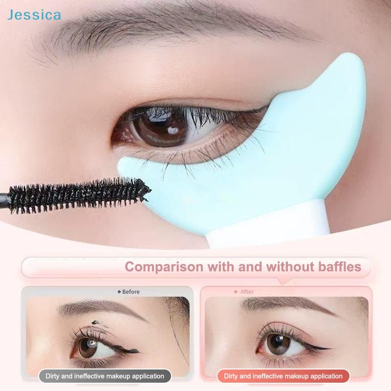Eyeliner Stencil Tool – 5 Pcs Silicone Wing Tip Guides for Perfect Cat Eye & Lower Lash Makeup
