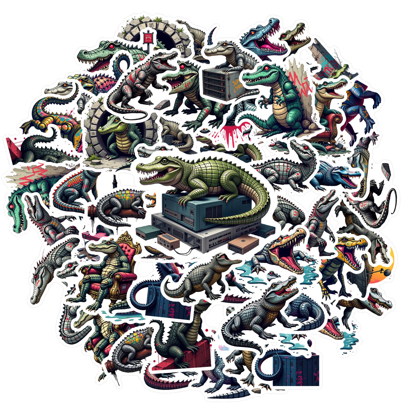 35pcs-70pcs Vivid Stickers Cartoon Funny Stickers Animal Stickers For Fridge Suitcase