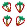 Cute Fruit Shaped Metal Hair Clips For Kids Lightweight Durable Barrettes For Girls Daily Use Party Accessories