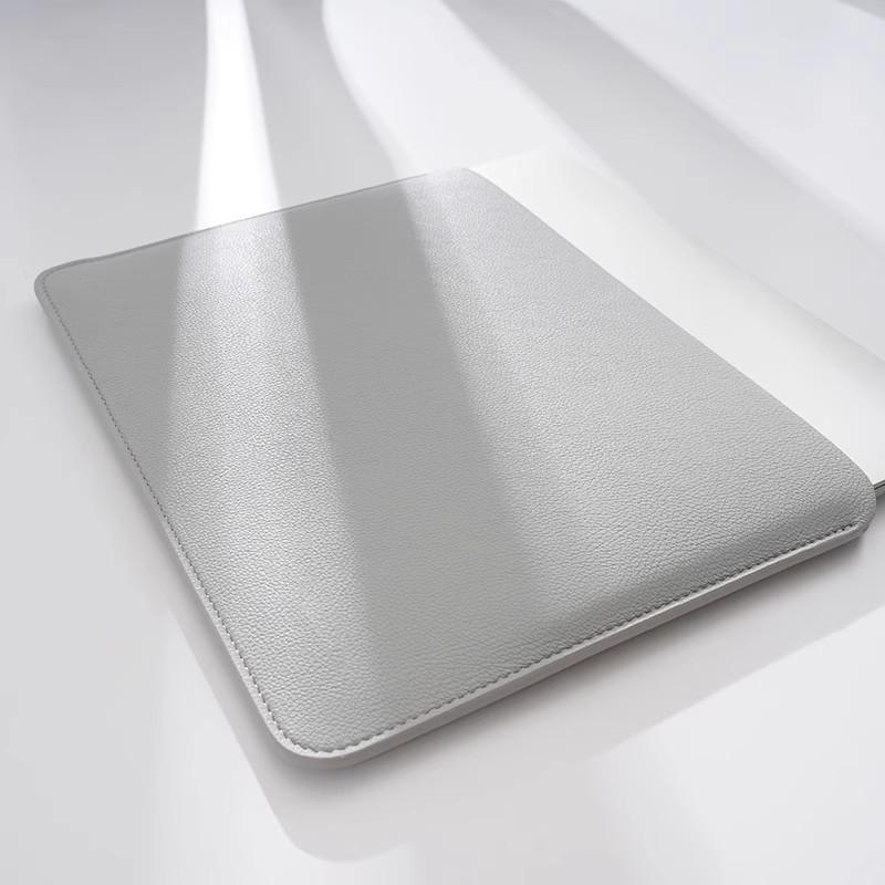 Lekki Minimalistyczny Wodoodporny Pokrowiec PU na Tablet i Laptop z Małym Wzorem Litchi