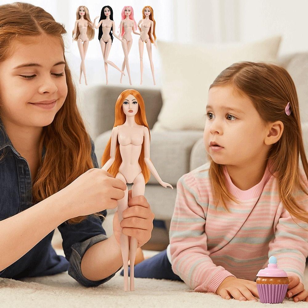 Pohyblivé klouby Supermodelka Nahá panenka 1/6 BJD Figurka Tělo DIY Hračka na oblékání Hračky pro dívky