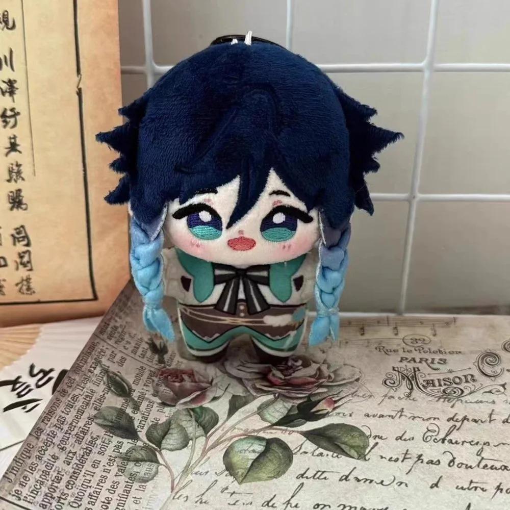 Genshin Impact Plush Dolls Venti Xiao Focalors Scaramouche Yoimiya Furina Kazuha Yae Miko Bag Pendant Keychain Stuffed Toys Gift