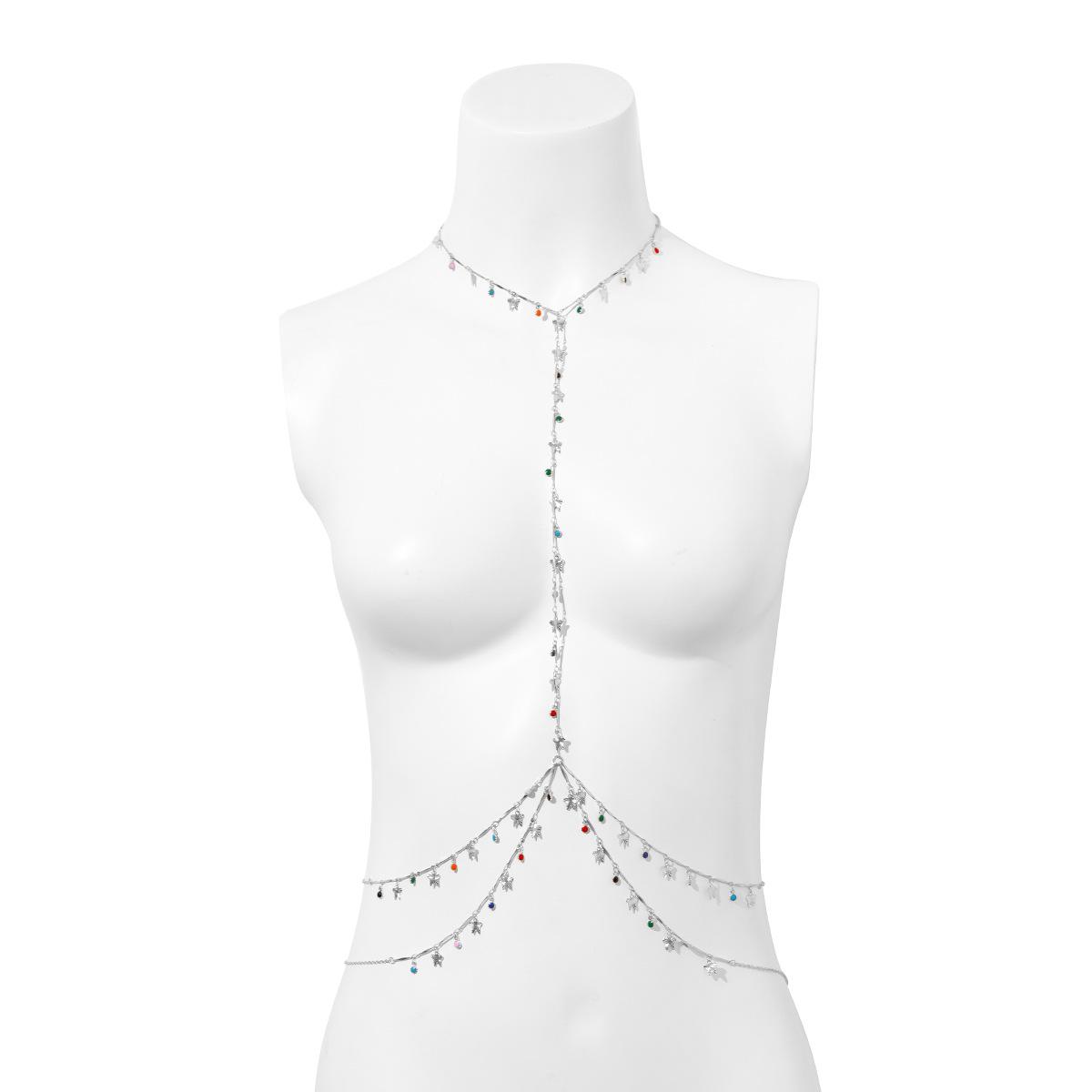 

Аксессуары, Сексуальная цепочка на шею со звездой, луной и бабочкой, Цепочка на талию, Цельная цепочка, Сексуальная цепочка с кисточками, Цепочка для тела, Женская