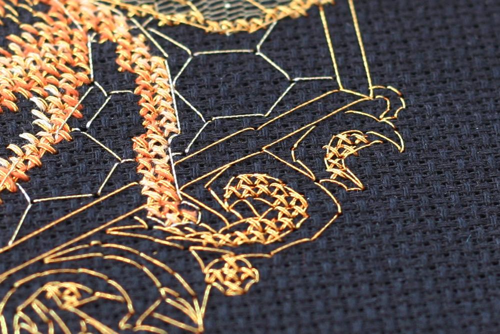 Cross Stitch Kit Abris Art Golden Beetle