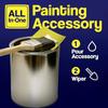 Professional Paint Bucket Spout with Anti Drip Design Spout Attachment for Smooth Liquid Flow In Painting Projects