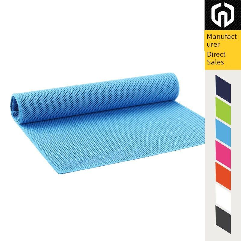 

Quick-Drying Cooling Iced Towel Cold Sense Sports Towel Fitness Running Long Cold Magic Towel Sweat-Absorbent Men and Women B577 Blue 30 [CM] X95 [CM]]