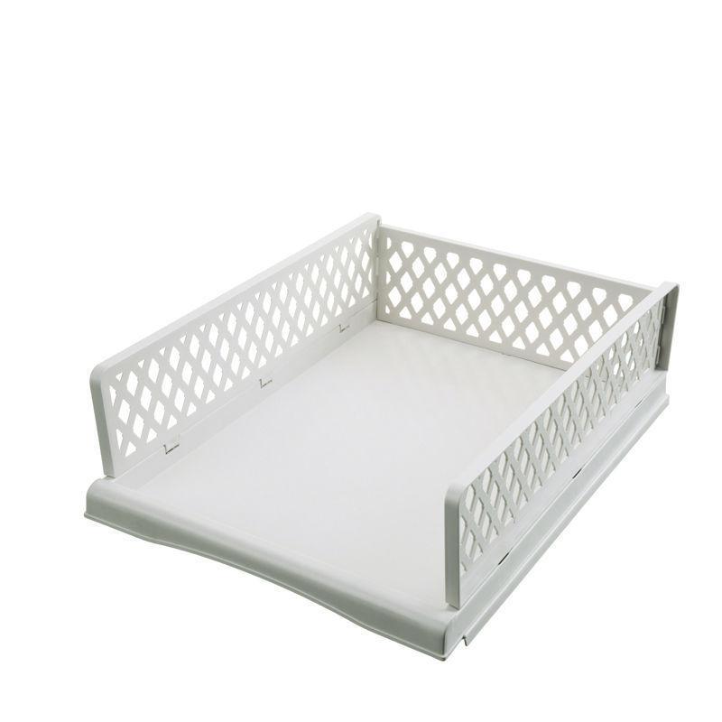 Plastic Wardrobe Organizer Drawer Storage Box Closet Shelf Divider for Clothes Dormitory