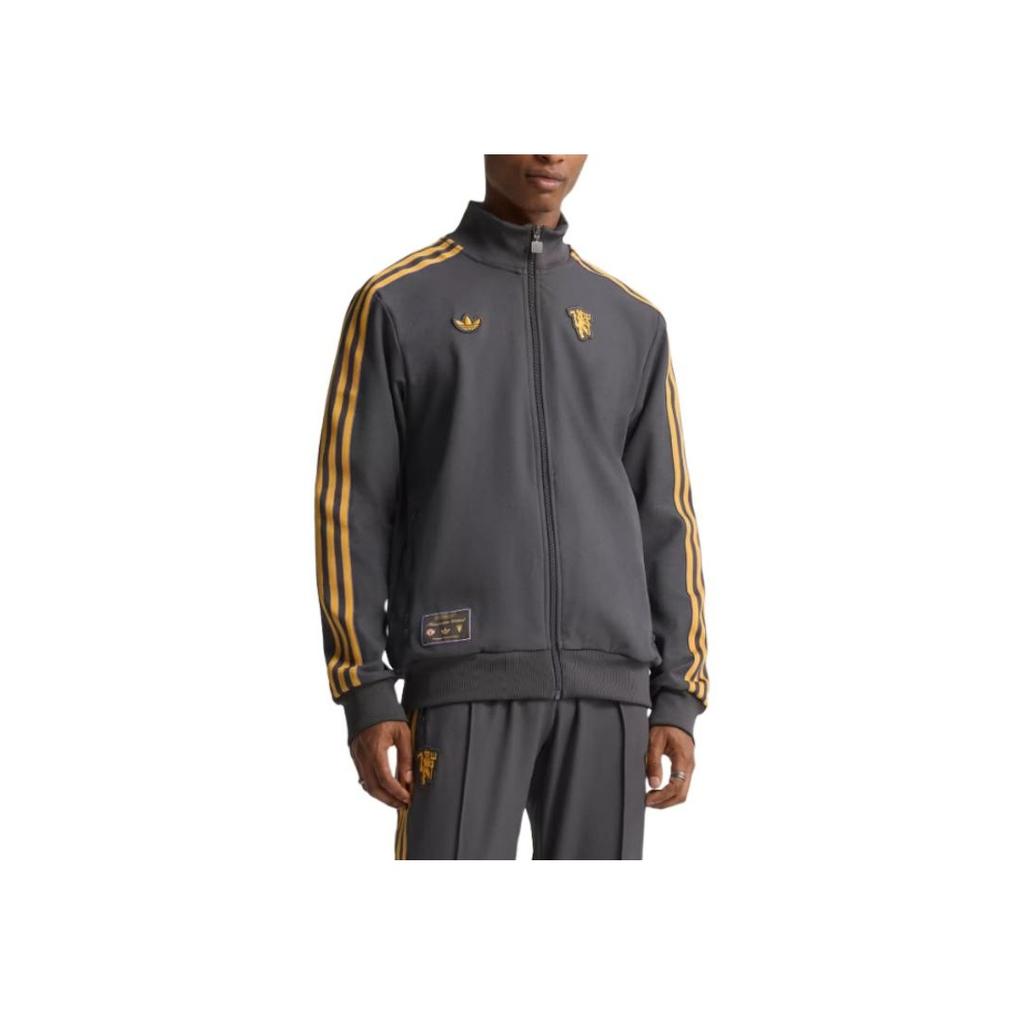 adidas Originals Full Zip Stand Collar Slim Fit Long Sleeve Jacket Men Jackets JN2816
