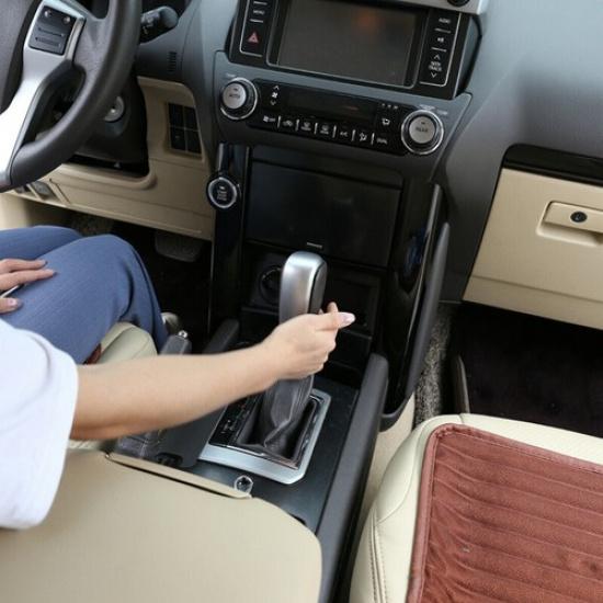 Для Toyota Land Cruiser Prado 2010-2017 Накладка на головку ручки переключения передач автомобиля ABS Серебристая