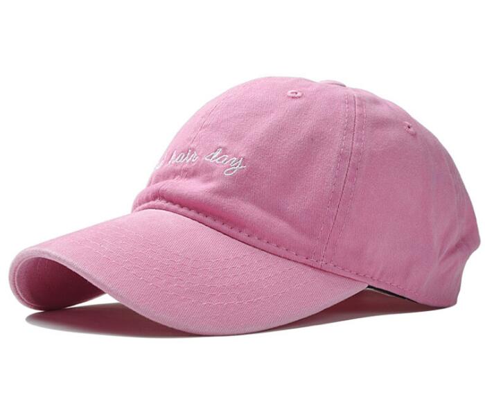Bad Hair Day Embroidery Washed Baseball Man Woman Cap Classic Baseball Outdoor Hat 6 Panel Man Hat