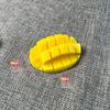 2.95-inch Simulation Food Fruit Model, Artificial Fake Mango Decoration Fruit Store Fake Model