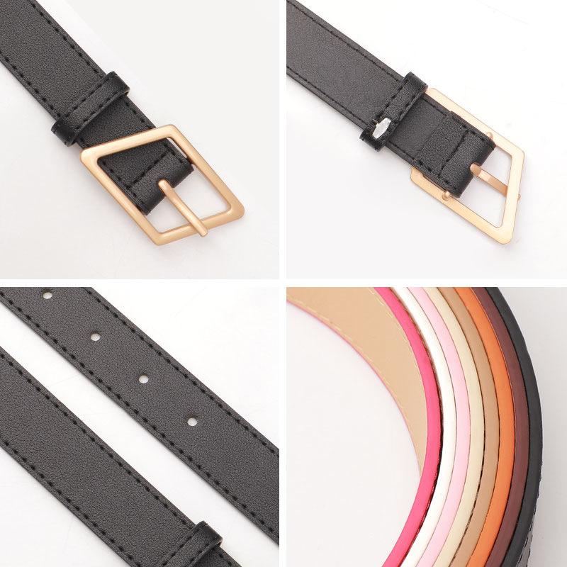 Belt Women'S Personality Alloy Pin Buckle Women'S Belt Simple Premium Belt