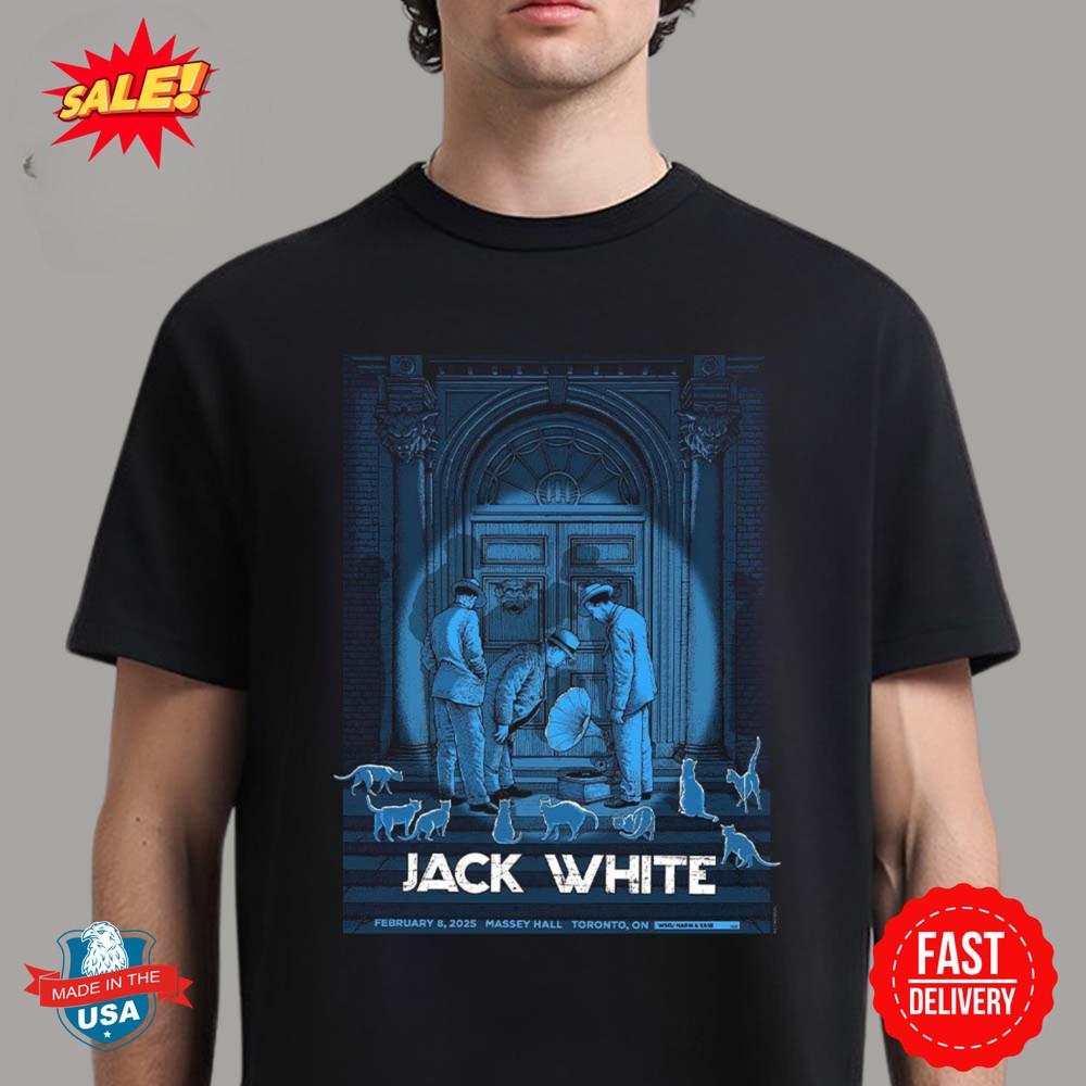 Jack White 2025 No Name Tour Gig For Show In Toronto ON Canada T Shirt Unisex T-Shirt XXXXL