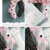 2pcs, 2D FLAT PRINTING Curtains (Without Rod) Festive Stockings Christmas Festival Minimalist Curtains Versatile Polyester