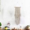Macrame Wall Art Handmade Cotton Wall Hanging Tapestry with Lace Fabrics Bohemian Hanging Decoration Best Gift