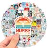 100 Nurses Day Series Stickers Cartoon International Nurses Day Doctor Stethoscope Graffiti Stickers Suitcase Stickers