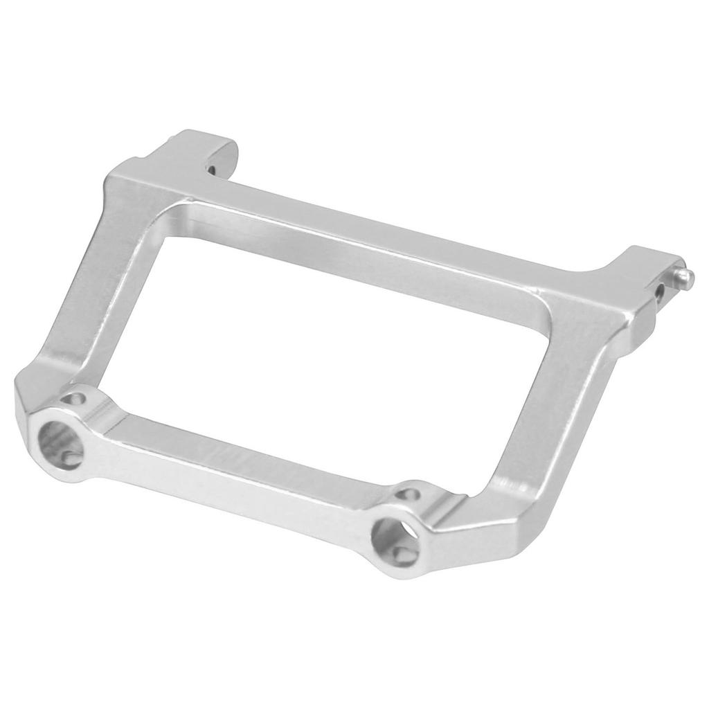 RC Aluminiumlegierung Frontstoßstangenhalterung für Axial SCX24 C10 124 RC Auto Upgrade TeileSilber