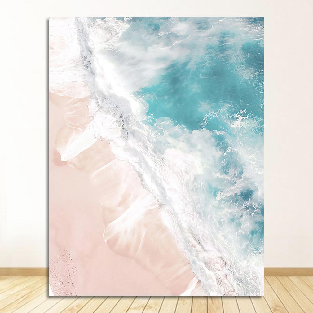 Flamingo Wall Art Canvas Painting Nordic Posters And Prints Pictures For Living Room Tropical Sea Beach Starfish Surfboard