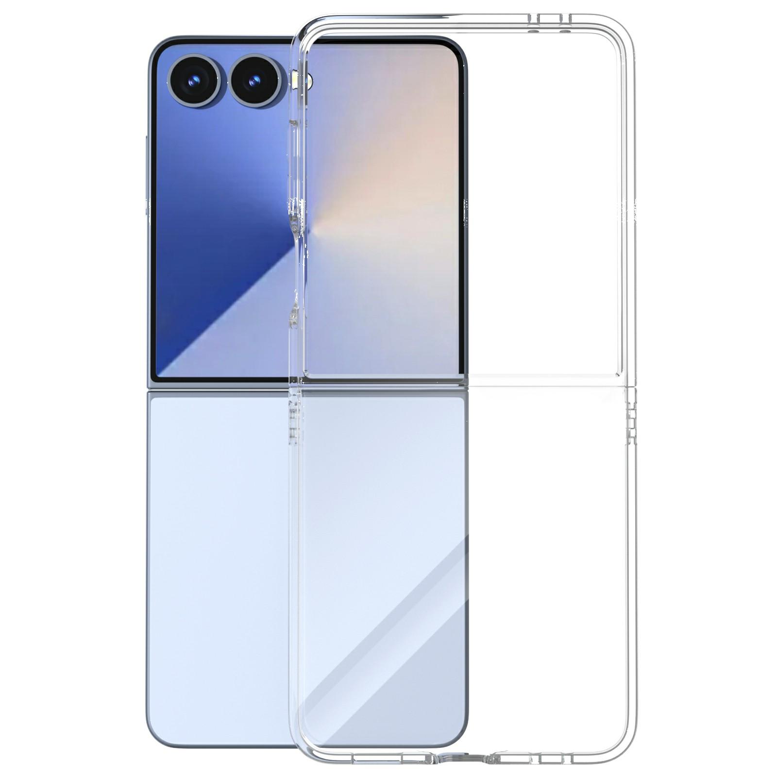 

For Samsung Galaxy Z Flip7 5G Fold Clear Case Anti-Drop Hard PC Phone Cover A