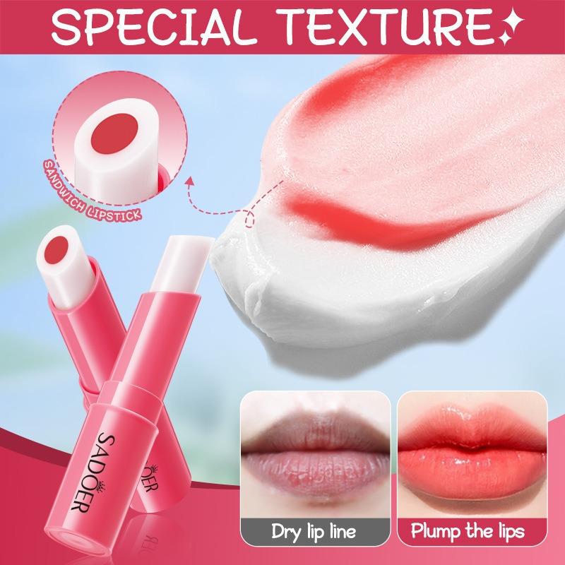 Fruit Sandwich Thermochromer Lippenbalsam Feuchtigkeitsspendender und feuchtigkeitsspendender thermochromer Lippenbalsam