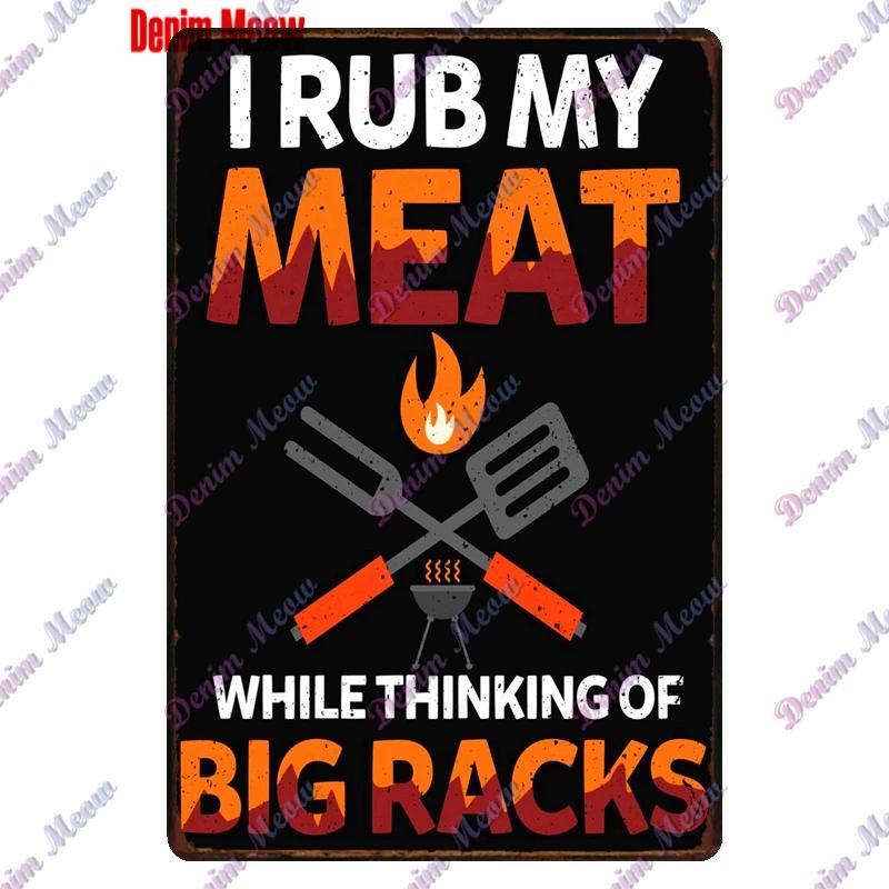 Pancarte Métallique Rétro pour Fête Barbecue Zone BBQ des Papas Temps de Grillade Affiche Décoration Murale pour Bar Pub Cuisine Maison WY