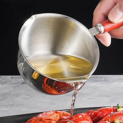 Butter Melting Pot Saucepan Stainless Steel Oil Pan Essential Kitchen Tool