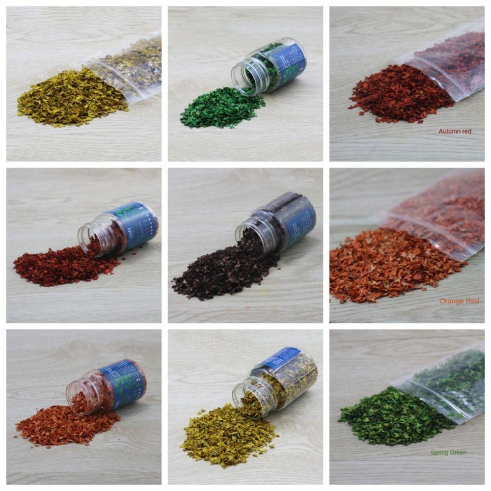 Novo Modelo de Folhas de Micropaisagem DIY Madeira Tufo de Grama de Alta Fidelidade Acessórios Folha em Miniatura Adulto