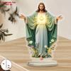 2Dflat acrylic jesus religious ornament - tabletop decoration for home, church, office - christmas, easter, wedding gift