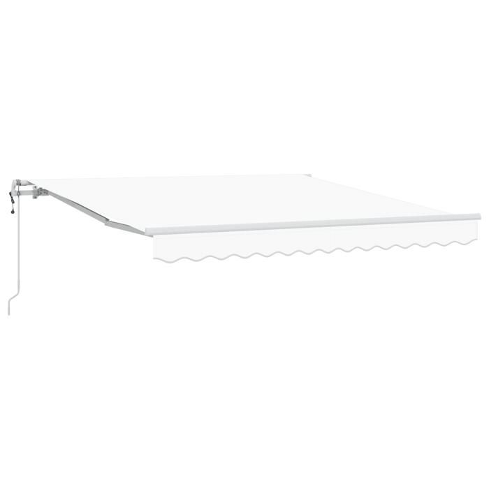 VidaXL Auvent rétractable automatique blanc 300x250 cm 3330071