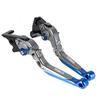 Compatible with Yamaha FZS150V2/V3, FZR150V2 for Modification: Folding Brake, Clutch, and Handbrake Levers.