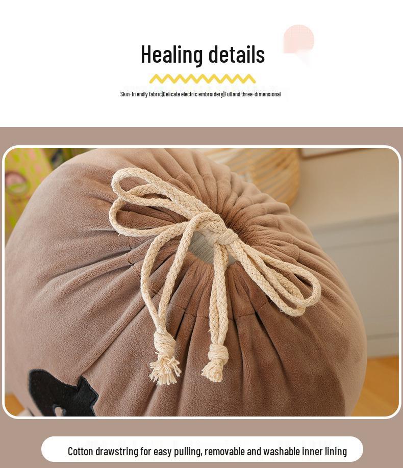 Yaratıcı Para Çantası Peluş Yastık Oyuncak - Yeni Yıl Hediyesi & Etkinlikler için Hatıra