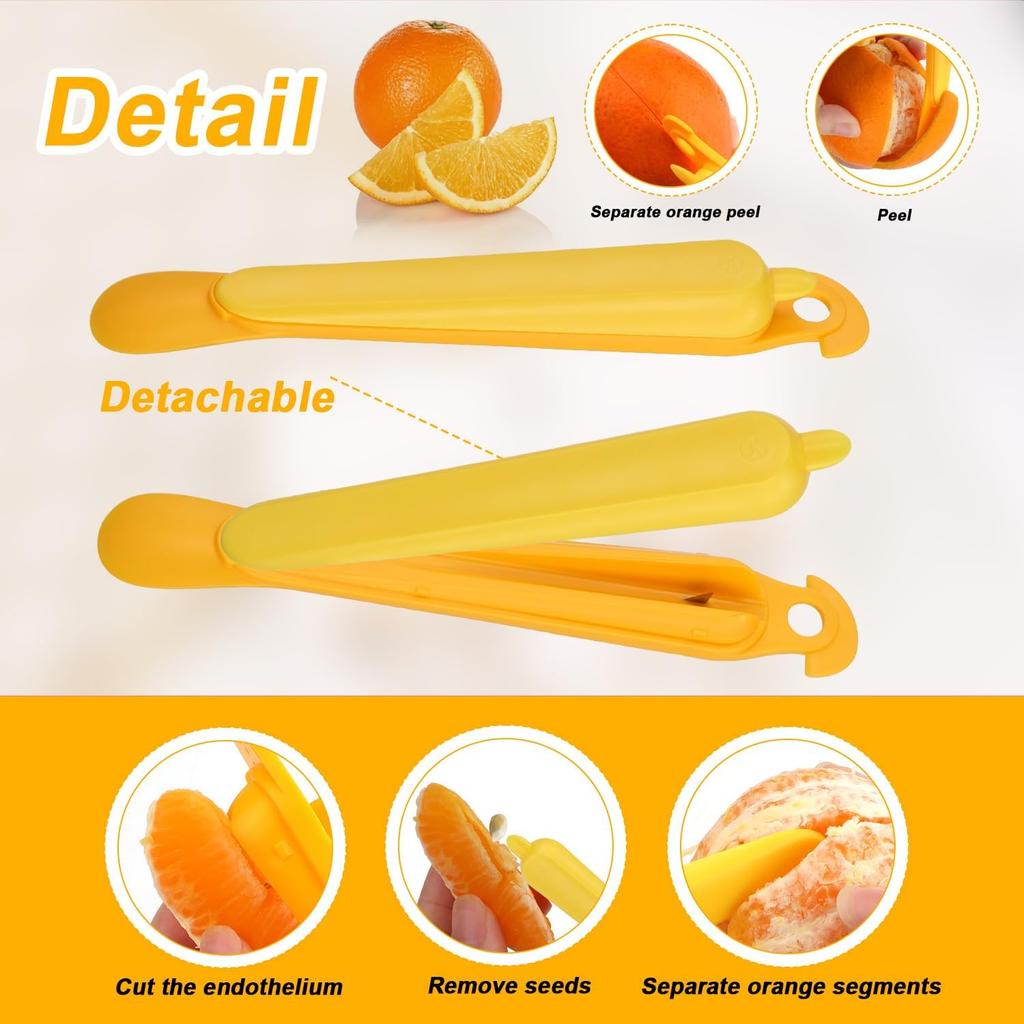 Edelstahl Orangen Schäler Multifunktionales Obst Gemüse Schälen Messer Schäler Pomelo Zitrone Zitrusöffner Küchenzubehör